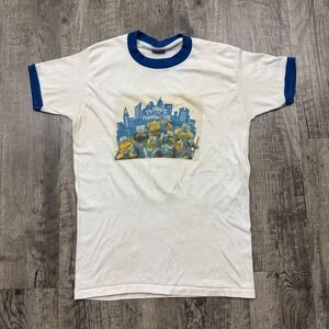 Vintage 80s Muppets Take Manhattan Promo Ringer Tee 1984